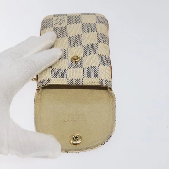 LOUIS VUITTON Damier Azur Etui Telephonne MM Cell Phone Case - Picture 12 of 15